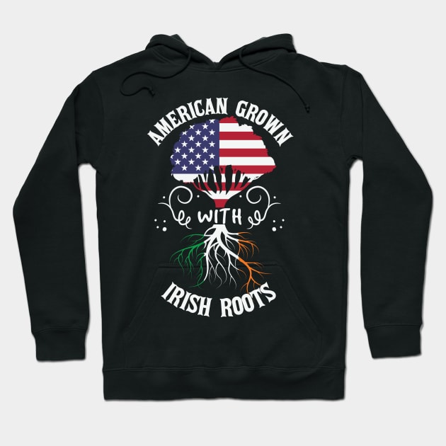 american grown with irish roots Hoodie by busines_night